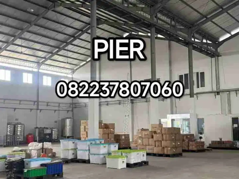 Pabrik Baru Pier izin indutri lantai Epoxy ada kantor 2 lantai
