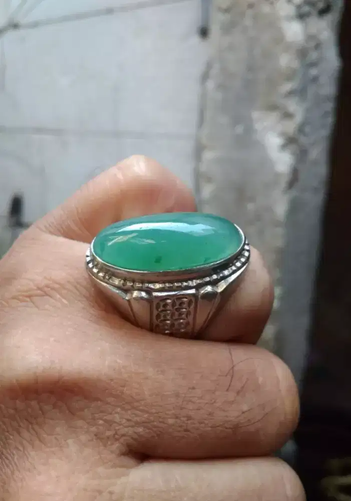 Giok Burma Hijau Daun