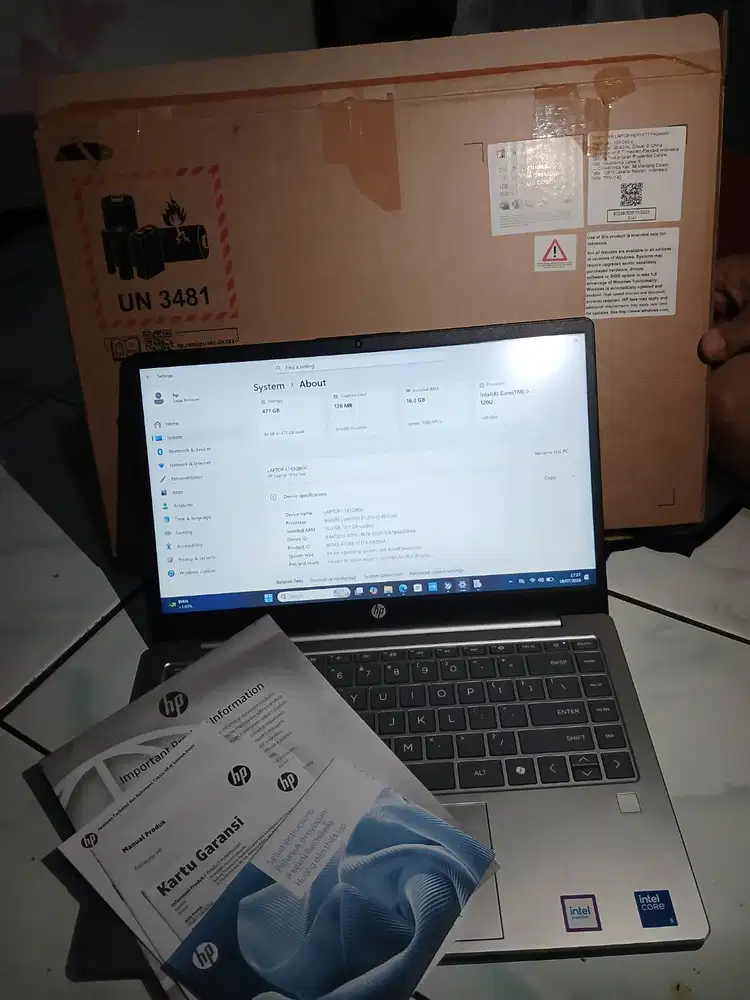 Laptop HP 14 EP1155TU Intel Core i5 120U