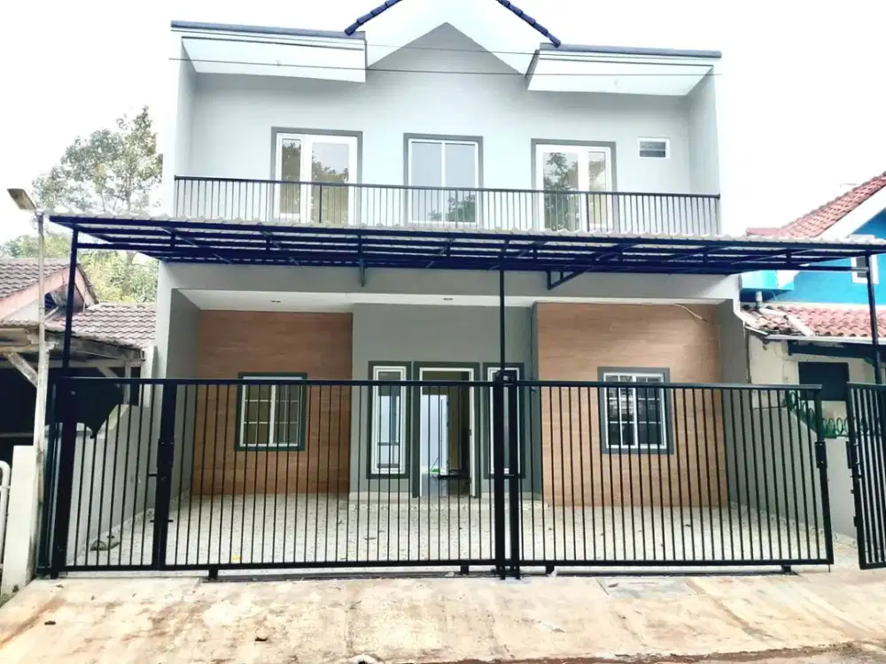 DIJUAL RUMAH 2 LANTAI FULL RENOV SHM HADAP BARAT DI BSD GRIYALOKA
