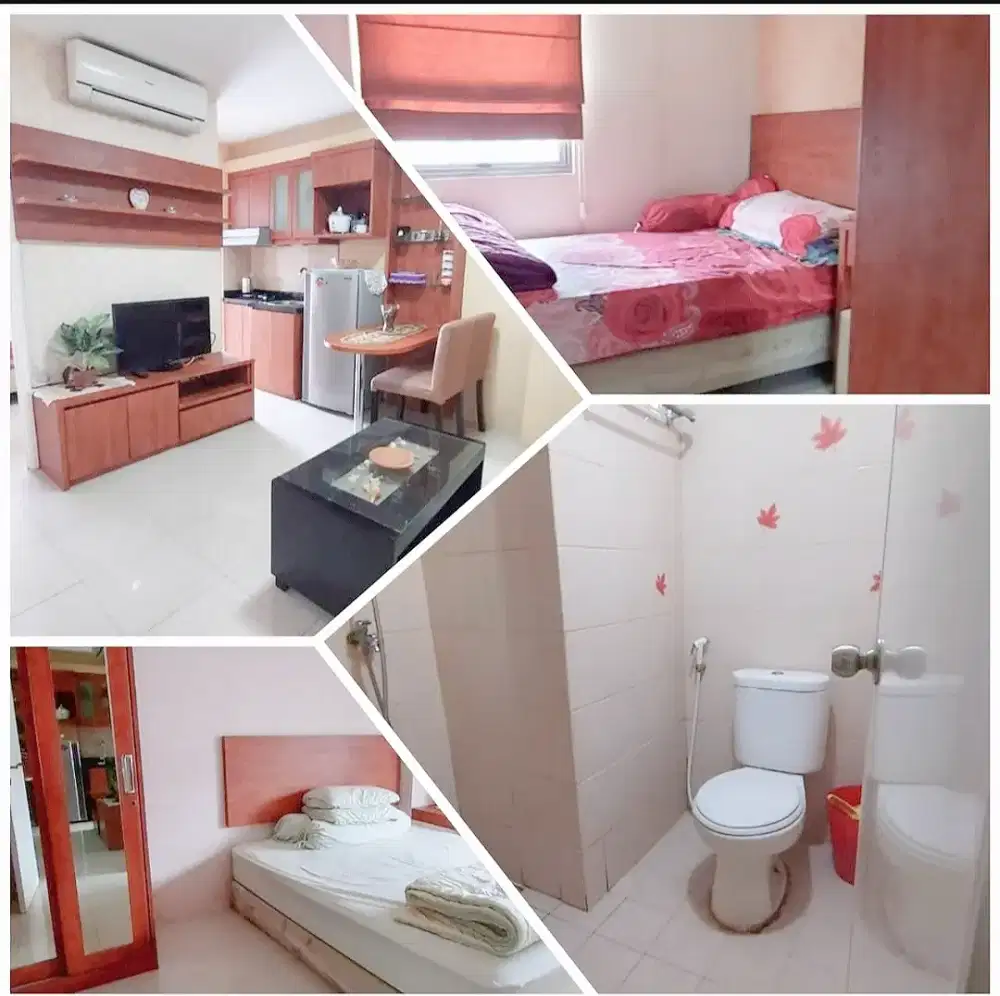 DISEWA 2 BR tipe B Raffles Apartement KALIBATA CITY Green Palace