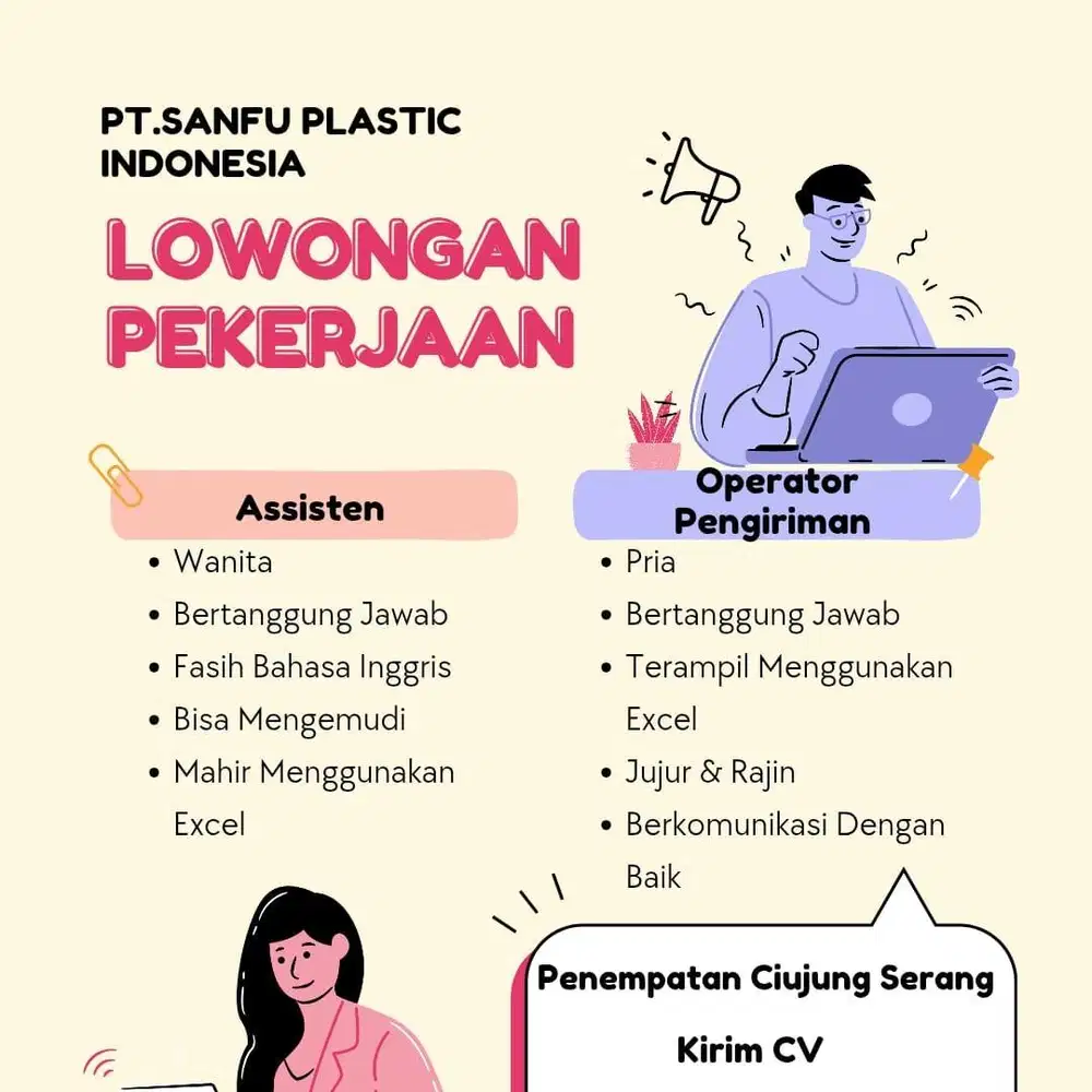 Lowongan pekerjaan urgent