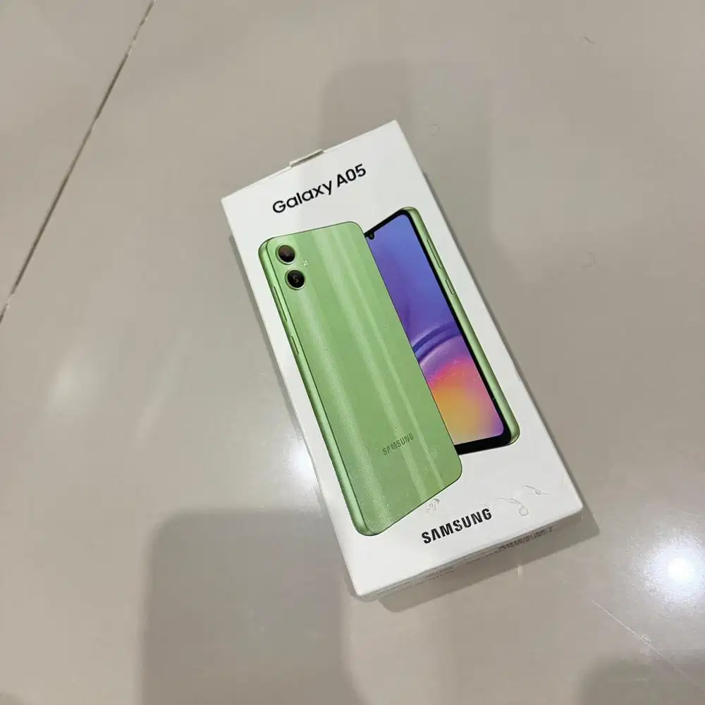 Jual HP second Samsung Galaxy A05 RAM 4GB / 64GB Warna Hijau