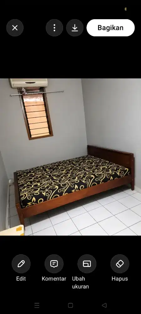 Rp 500K Uda dapat Set kamar tidur 160*200 .tolet