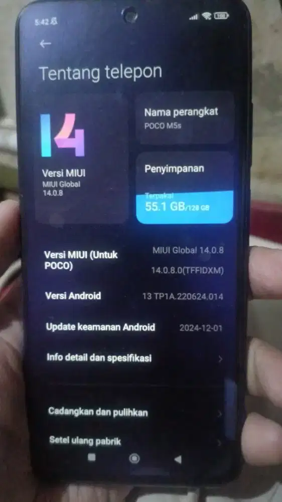 HP Poco M5S 6/128 GB Mulus NoMinus