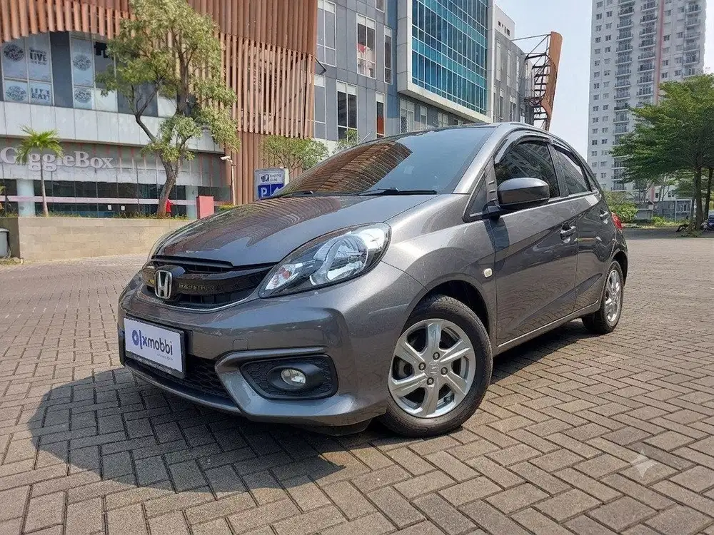 TDP 1 JUTA Honda Brio Satya 1.2 E Bensin-MT 2017 Abu CAFND