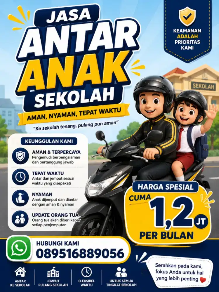 Jasa antar anak daerah Depok