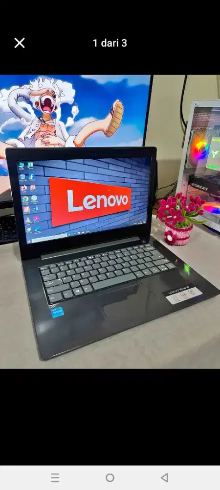 Laptop Lenovo Core i3 RAM 8GB SSD 256