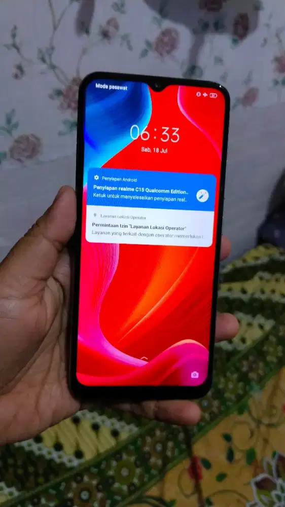 Dijual hp realme c15 Ram 4/64