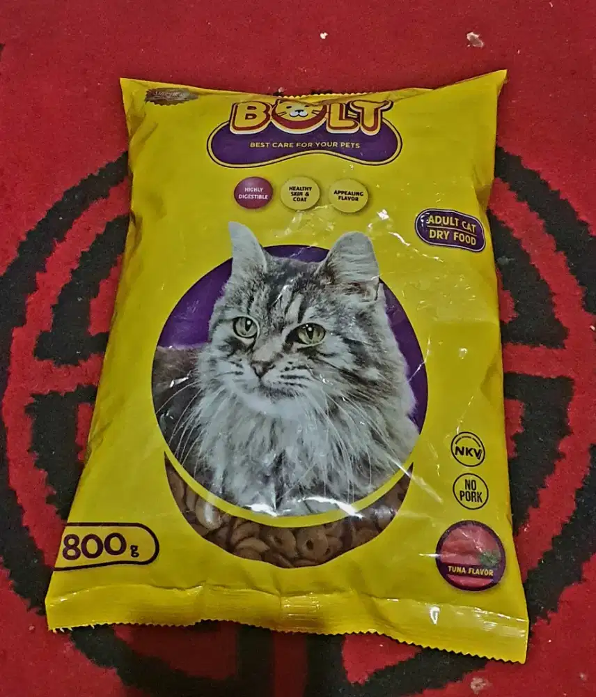 TERLARIS BOLT IKAN MAKANAN KUCING ORIGINAL BISA KIRIM SE INDONESIA