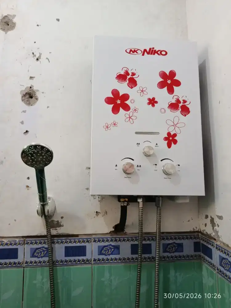 Siap Pakai - Hiter Air Panas Gas Non Listrik