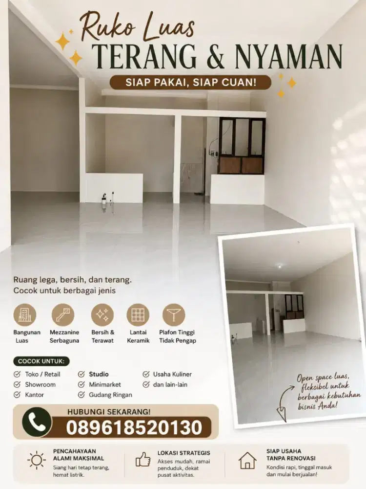 Ruko DIJUAL CEPAT|NEGO|tanpa perantara|SHM|dekat ringroad selatan
