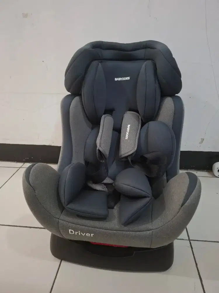 Car Seat Babydoes Driver Grey - Kondisi Bagus & Siap Pakai