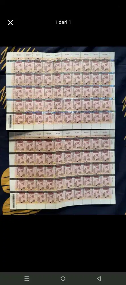 Materai 10Rb ada 100Pcs