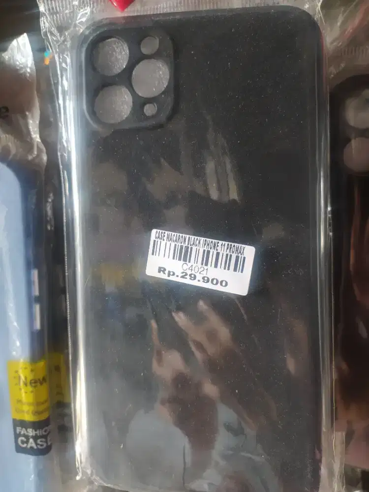 CASE MACARON BLACK IPHONE 11 PROMAX