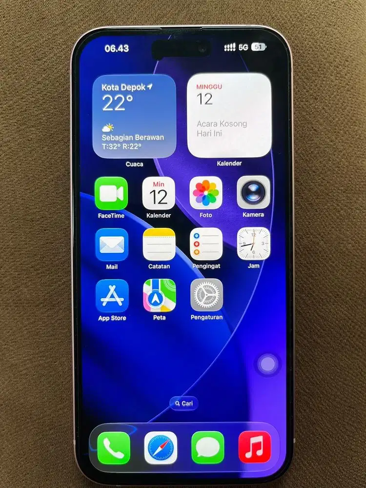 Iphone 15 plus simEsim 5G on bh 94% mulus no dent ios 27 3utools 100%