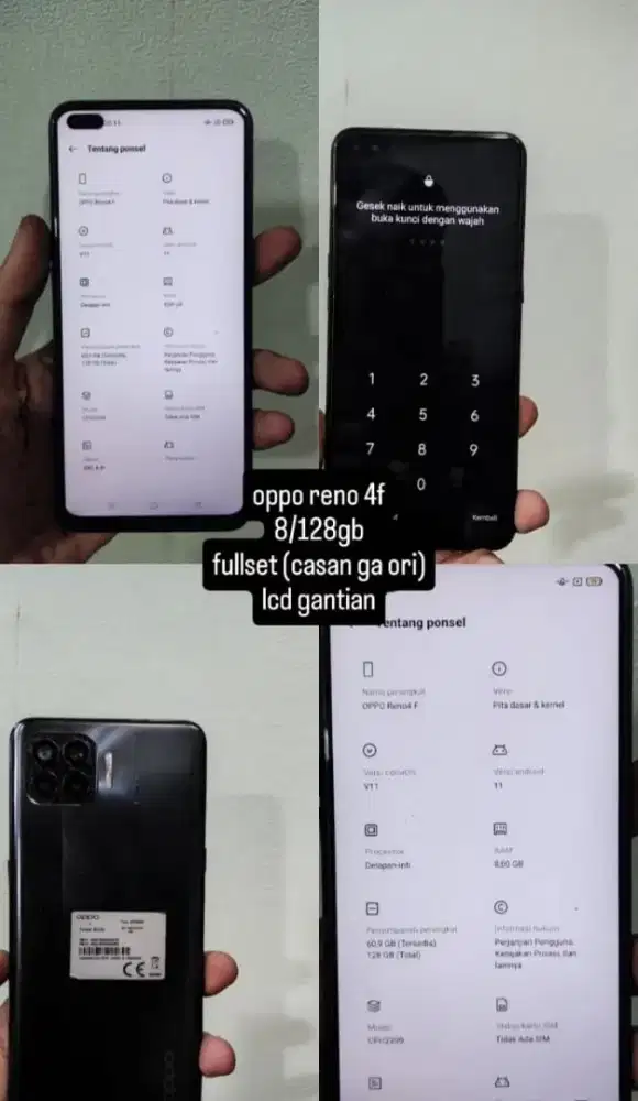 Oppo reno 4f 8/128