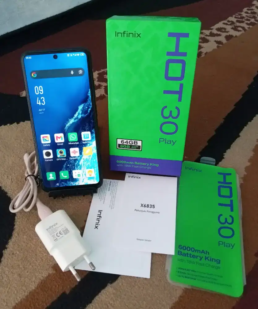 Infinix Hot 30 Play Mulus Fullset