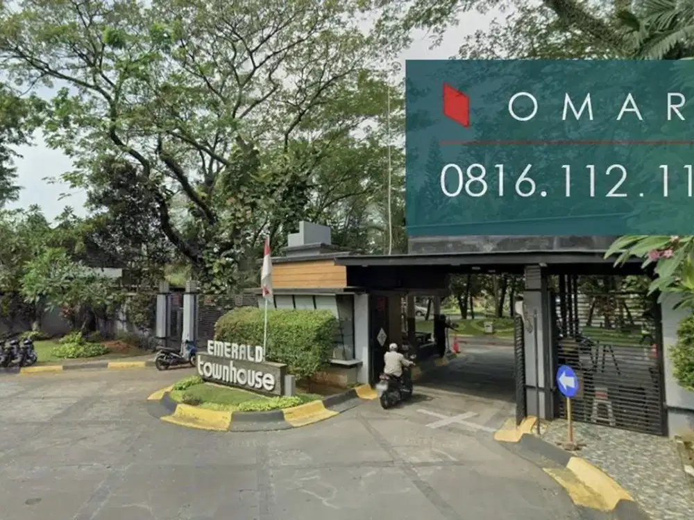 Emerald bintaro jaya rumah full furnished walking distance ke fresh market emerald dan sekolah global jaya