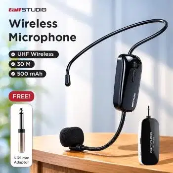 Microphone Wireless UHF Call center with Transmitter