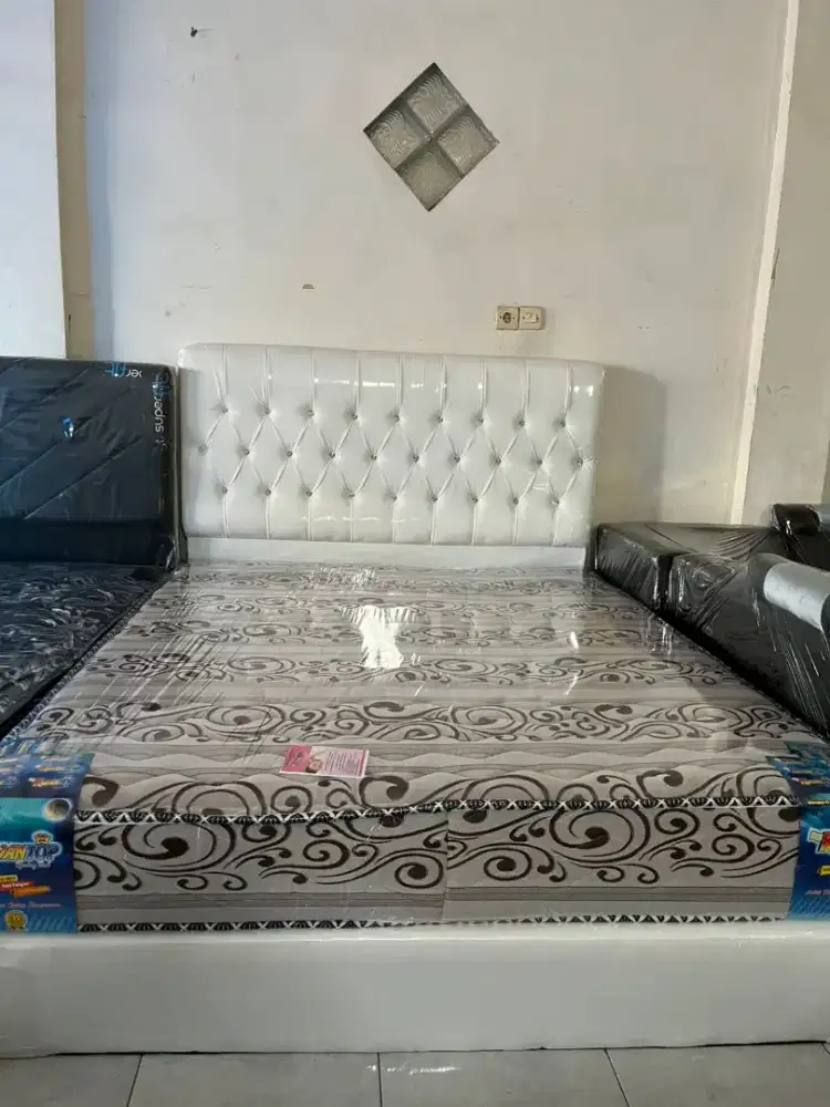 PROMO SET SPRINGBED DIVAN UK 160 TERMURAH SALE