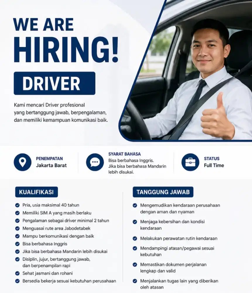 Lowongan Driver