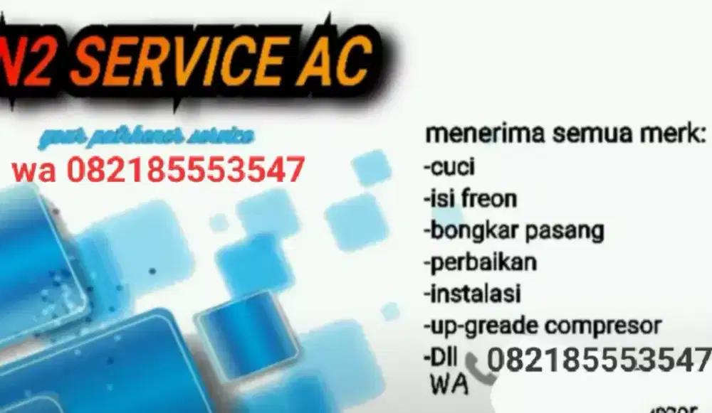 Cuci AC 60k.bergaransi service