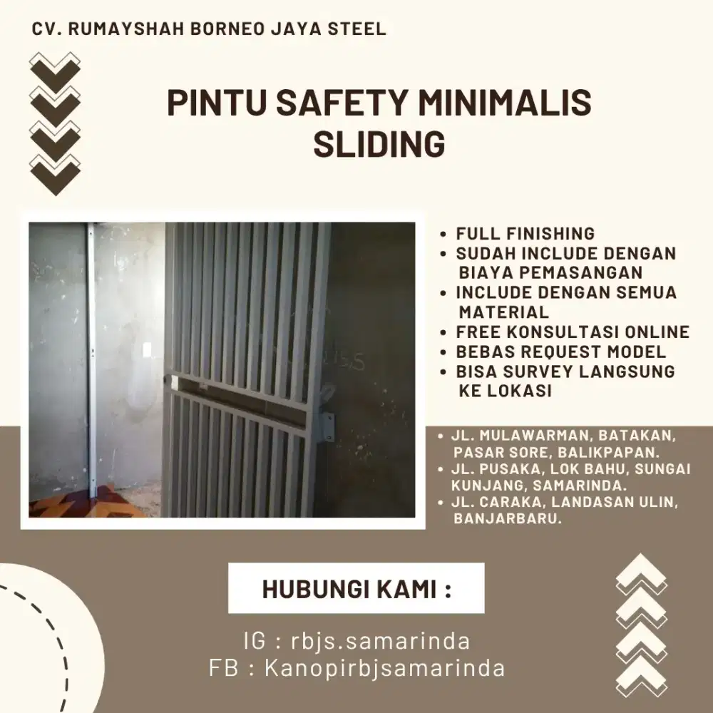 Pintu Safety Sliding