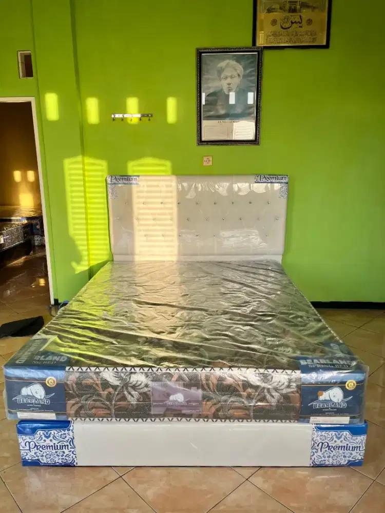 PROMO SET SPRINGBED DIVAN UK 160 TERMURAH SALE