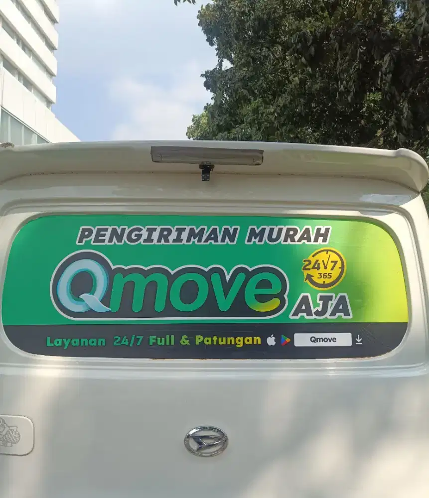Pasang Stiker Qmove dibayar