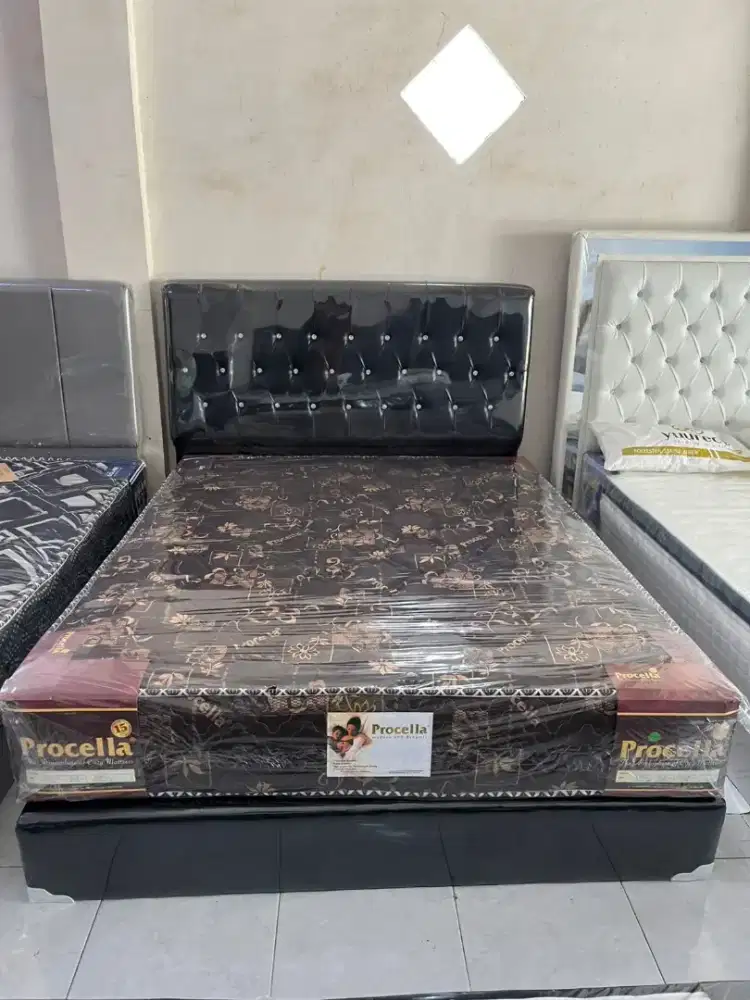 PROMO SET SPRINGBED DIVAN UK 160 TERMURAH SALE