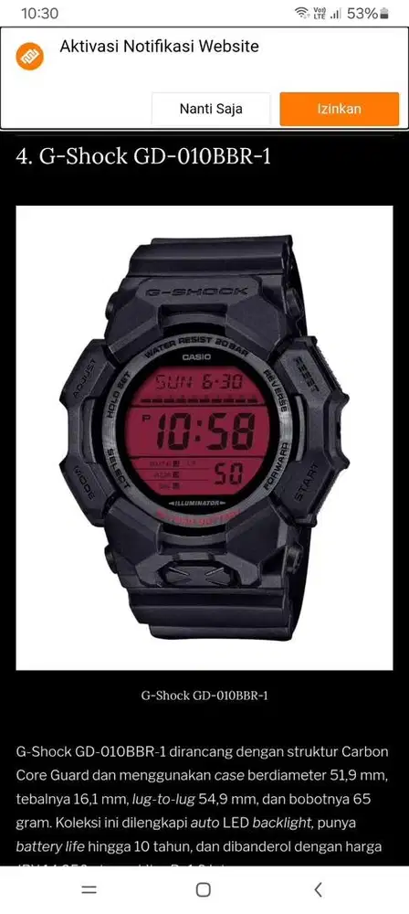 Dijual jam tangan like new!!