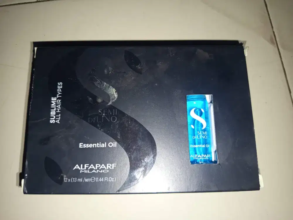 Alfaparf Milano Semi di Lino Sublime Essential Oil (Serum Rambut) Ori
