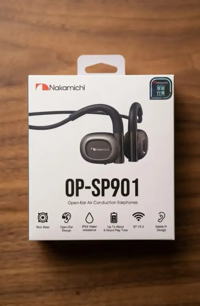 [NEW] Earphone NAKAMICHI OP-SP901 Openear buat Olahraga Berkendara