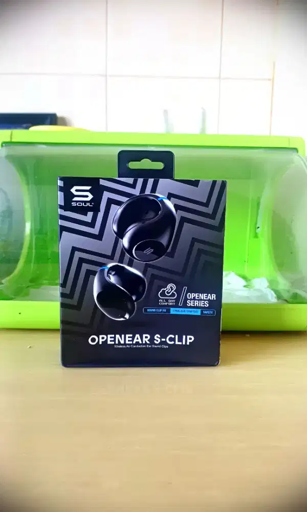 (SEGEL) SOUL Openear S-Clip Wireless Air Conductio  aman berolahraga