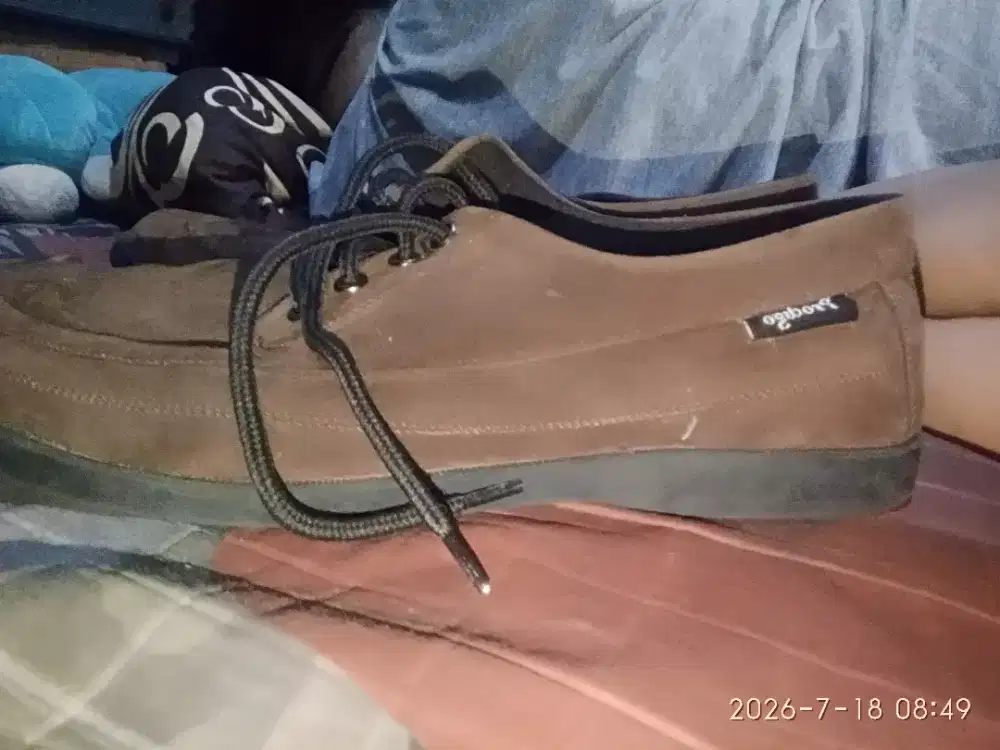 Sepatu pria arjuna coklat tua merk Prodigo