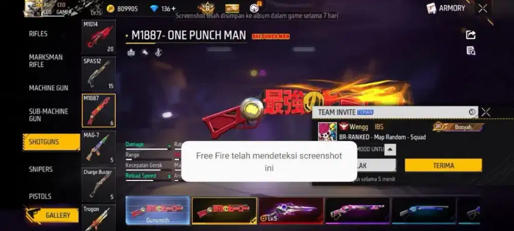Jual akun ff murah selalu aman bonus 150DM