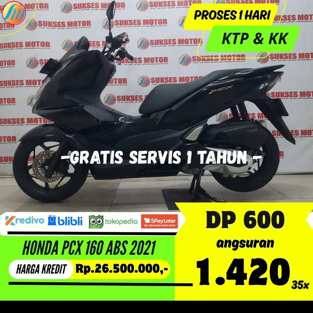 HONDA PCX 160 ABS 2021 KREDIT DP HANYA 600RIBU ANGSURAN TERJANGKAU