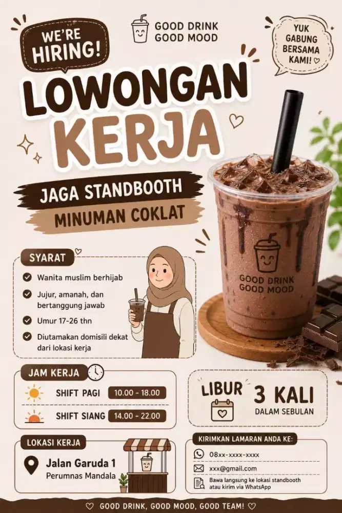 Lowongan standbooth minum