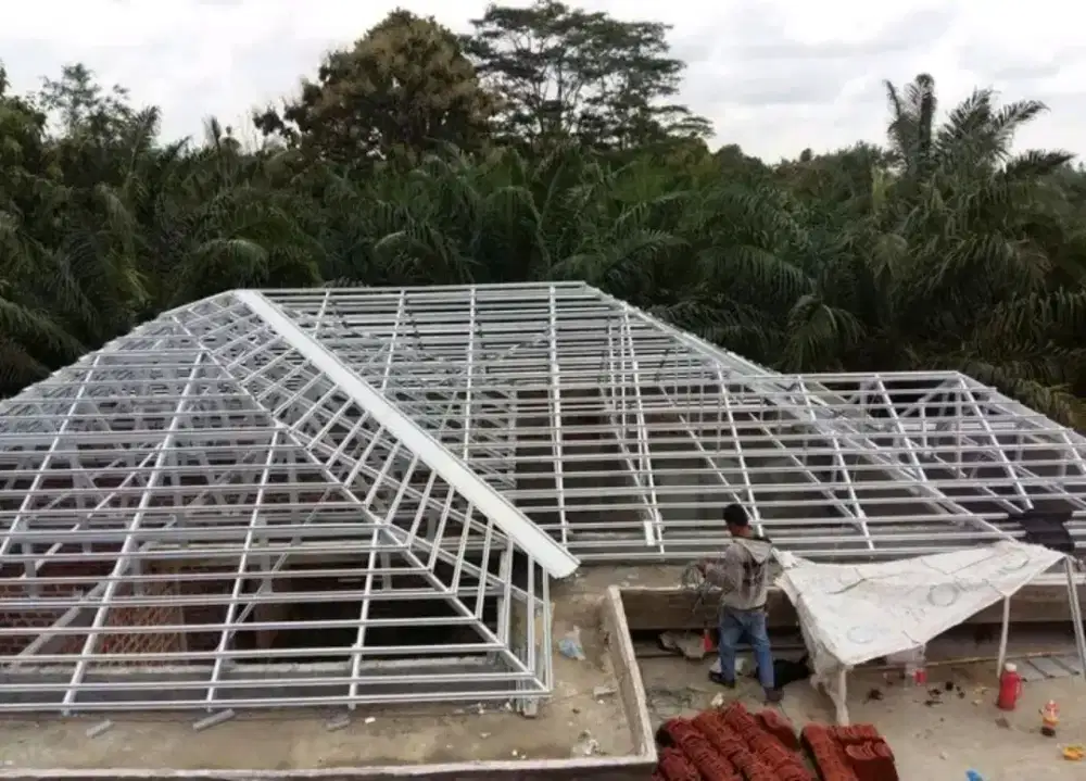 Bajaringan rangka atap bajaringan renovasi atap