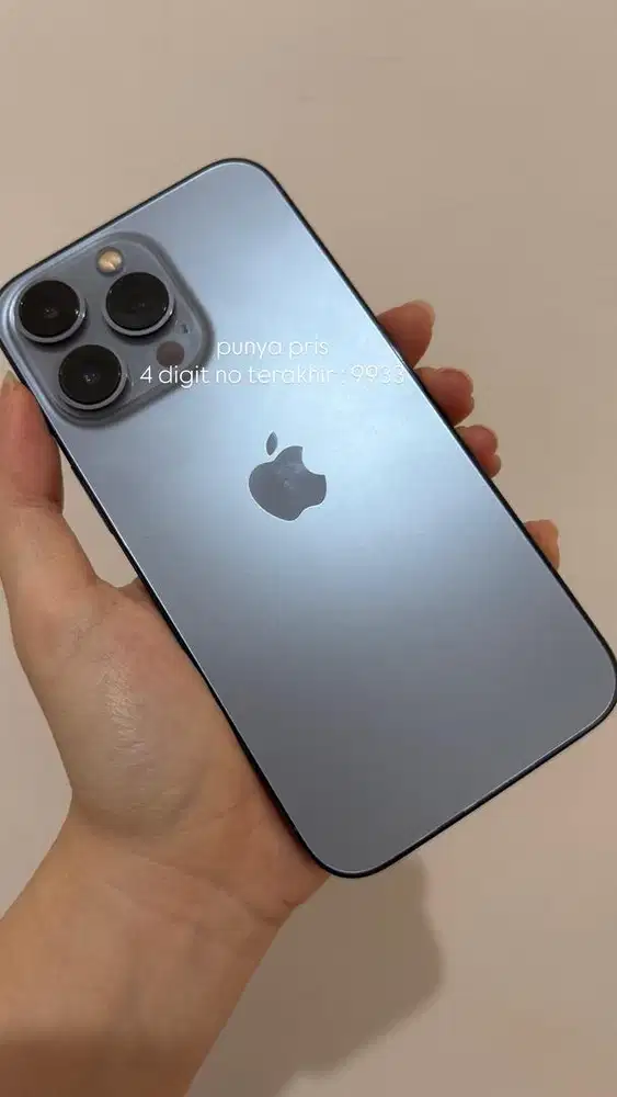 PEMAKAIAN PRIBADI IPHONE 13 PRO EX INTER 256GB SIERRA BLUE