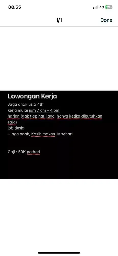 Lowongan Kerja Jaga Anak