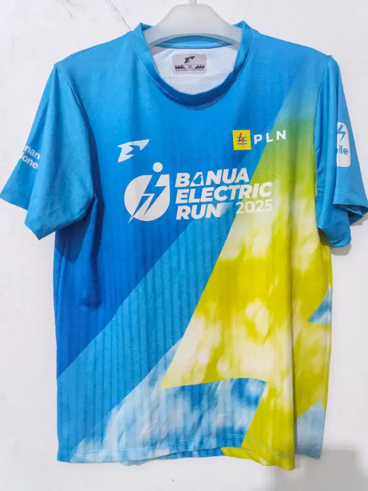 Baju lari event banua electric run size s
