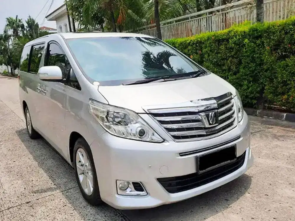 2013 Alphard 2.4 G ATPM Km 90rb Body Mulus Interior Orsinil Siap Pake