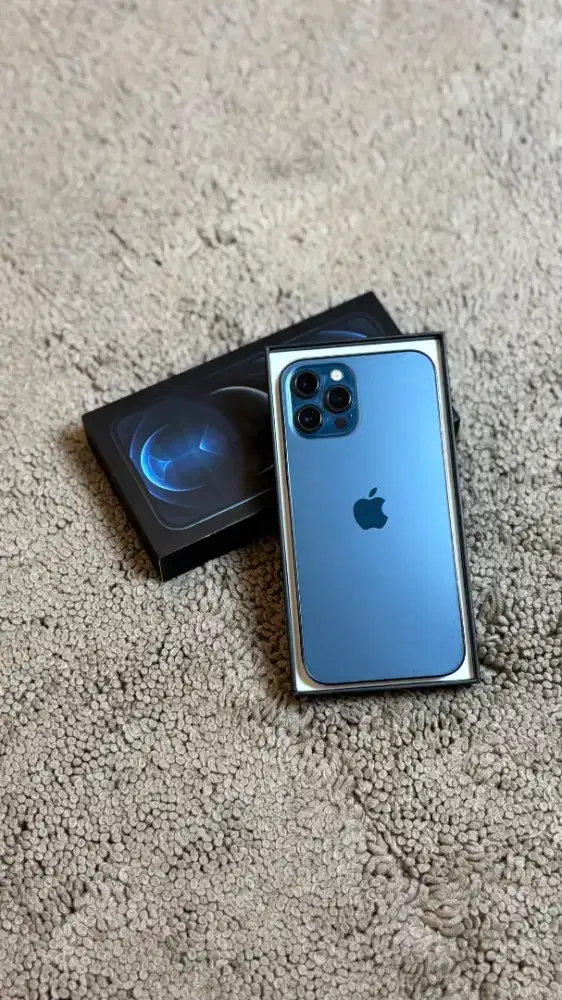 IPHONE 12 PROMAX 256 PASIFIC BLUE IBOX