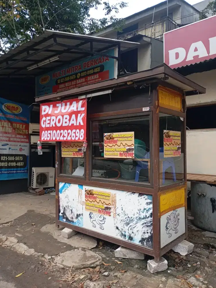 Gerobak bekas takoyaki di Srengseng Jakarta barat