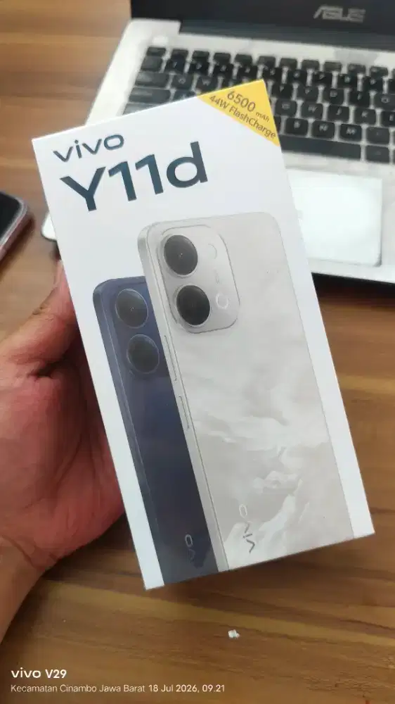 VIVO Y11D 4+4/64 Ip65 6500Mah baru spesial promo