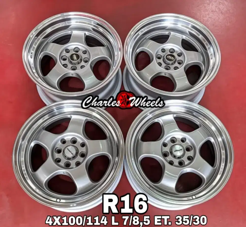 Jual velg wm r16 4x100 4x114,3 avanza xenia livina vios city dll