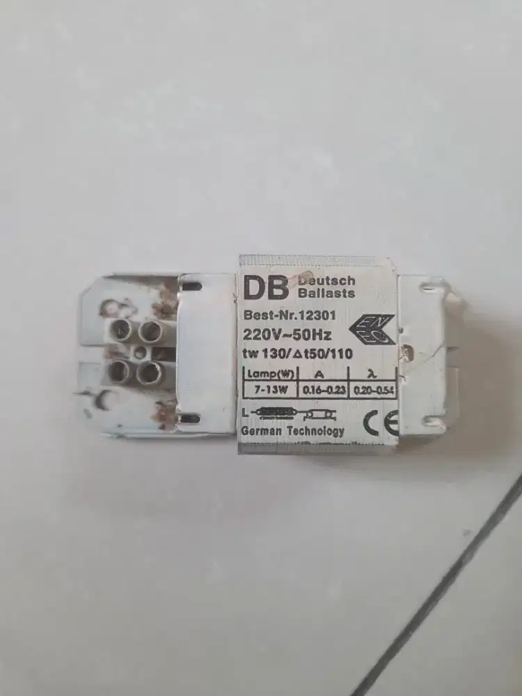 Ballast neon lampu TL, PL-S, PL-C