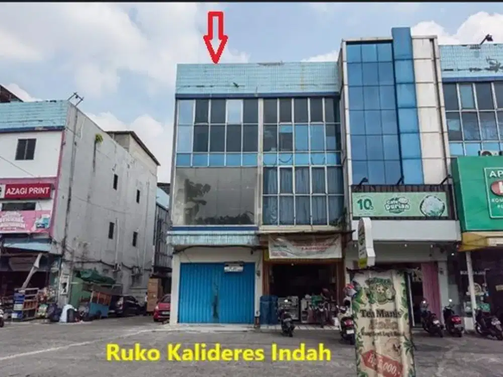 Ruko disewa, Kalideres indah, LT: 68 (4,5X15) , LB: 205M2, hook,  depan Hari-hari supermarket, Jakarta Barat
